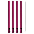 Axyaa Stainless Steel Straw Set for Bubble Tea & Smoothies