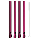 Axyaa Stainless Steel Straw Set for Bubble Tea & Smoothies