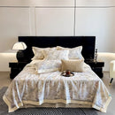 Axyaa Floral Pastoral Tencel Summer Quilt Set - 50 Cool Quilts