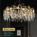 Luxury Crystal LED Chandeliers by Axyaa: Stylish Metal Hanging Lamp for Home, Hotel, Interior Decor