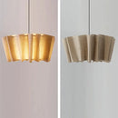 Axyaa Vintage Fabric Ceiling Chandelier: Nordic Handmade Bedroom Pendant Light