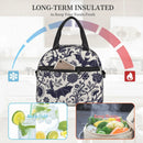 Axyaa Halloween Bats Insulated Lunch Bag with Adjustable Strap