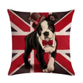 Axyaa Halloween Puppy Linen Pillow Case 45*45cm