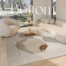 Axyaa Japanese Simplicity Large Area Rug for Home Bedroom Decor