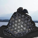 Axyaa Sacred Geometry Star Cluster Fleece Blanket