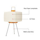 Axyaa Japanese Rice Paper Lamp Floor-standing Table Lamps - Style Living Room Vertical Light