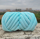 Axyaa Super Velvet Chunky Yarn - Thick Cotton Wool Tube Yarn for DIY Handwork