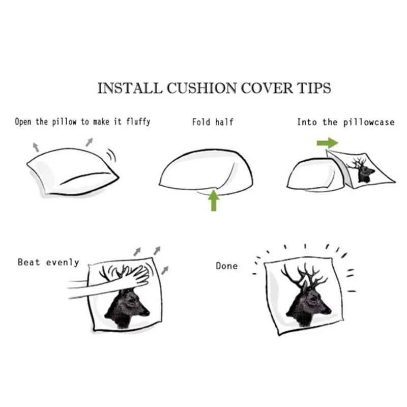 Axyaa Bunny Cushion Cover Set