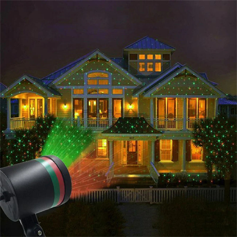 Axya Snowflake Christmas Projector Lights: Rotating Laser Holiday Decoration