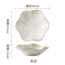 Axyaa Ceramic Lotus Storage Tray Green Jewelry Plate Organizer Decoration Tray