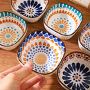 Axyaa Ceramic Bohemian Dish Set for Home, Restaurant, Party - 6pcs
