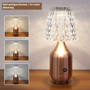 Axyaa Metal Base Acrylic Lampshade Table Lamp: Brightness Adjustable for Hospitality Settings