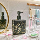 Axyaa Marble Pattern Soap Dispenser with Pump for Bathroom and Kitchen