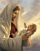 Axyaa Jesus Tapestry: Christmas Wall Hanging Cloth for Home Decor