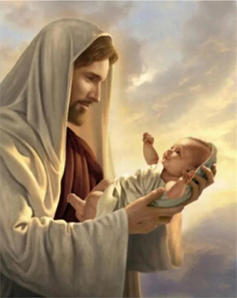 Axyaa Jesus Tapestry: Christmas Wall Hanging Cloth for Home Decor