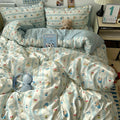 Axyaa Soft Skin-friendly Bedding Set with Duvet Cover, Bedsheet, Pillowcases