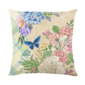 Axyaa Easter Bunny Egg Pillow Cover Spring Farmhouse Home Decor Butterflies Flowers