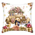 Axyaa Christmas Pillow Cover Set for Festive Home Decor and Gifting