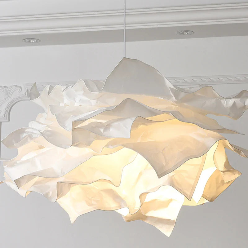 Axyaa White Paper Pendant Lamp for Ceiling Lighting E27 Luminaire
