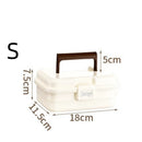 Axyaa Medicine Storage Box: Large Capacity Portable Organizer for Home Emergency.