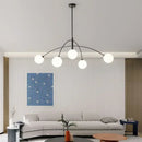 Axyaa Glass Ball Chandeliers for Home Decor - Modern Hanging Pendant Lamps