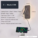 Axyaa Dual-Function LED Wall Sconce with USB Charging and Adjustable Spotlight