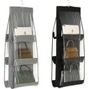 Axyaa 6-Pocket Hanging Storage Bags: Wardrobe Organizer for Dust-proof Closet Organization