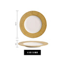 Axyaa Phnom Penh Plate Set - Restaurant Hotel Ceramic Tableware Artistic Concept Plate
