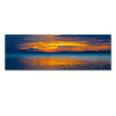 Axyaa Beach Sunset Canvas Wall Art for Aesthetic Living Room Decor