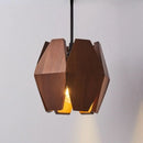 Axyaa Wooden Japanese Retro Hanging Lamp for Restaurant Bar Counter Bedroom
