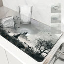 Axyaa Halloween Watercolor Draining Mat - Absorbent & Quick Dry Kitchen/Bathroom Drain Pad