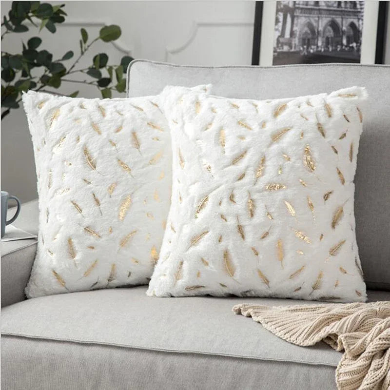 Axyaa Short Fleece Plush Pillowcase - Winter Warm & Cozy 45*45cm