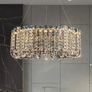 Axyaa Modern Italian Style Crystal Chandelier Lighting Fixtures
