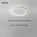 Axyaa LED Circular Ceiling Light: Modern, Ultra-thin, Minimalist Lighting for Home and Living Spaces