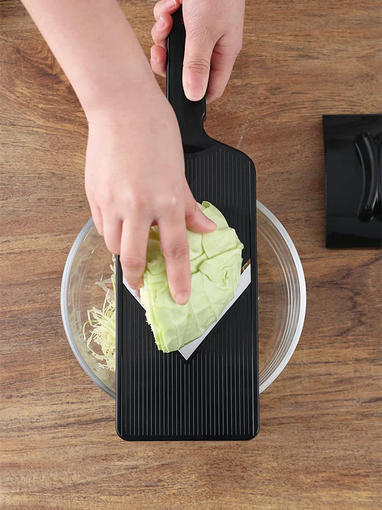 Axya Round Cabbage Grater Shredder for Purple Japanese Salad Slicing