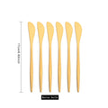 Axyaa Matte Gold Tableware Cutlery Set Stainless Steel Flatware Kitchen Dinner