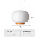 Axyaa Glass Pendant Chandelier: Modern Nordic Home Decor Lighting for Dining Room, Bedroom, Bar