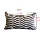 Axyaa Herringbone Yarn Pillowcase - Modern Minimalist Decor