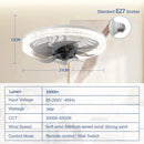 Axyaa LED Ceiling Fan Light Remote Control for Home Decor