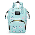 Axyaa Cartoon Printed Mummy Diaper Bag Backpack with Bottle Insulation Storage
