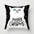 Axyaa Cat Sofa Pillow Cover - Cartoon Style Home Decor Pillowcase