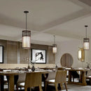Axyaa Bamboo Weaving Pendant Lamp for Zen-style Tea Room