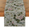 Rose Table Runner by Axyaa - Elegant European Style for Dining, Wedding, Party Decor