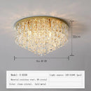 Axyaa Modern Crystal Ceiling Lamp with LED Lighting Fixtures