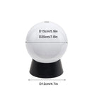 Axyaa Black Globe Outdoor Post Lamp for Yard Porch Dock Lighting