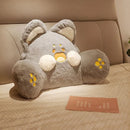 Axyaa Meow Cushion Bedhead Backrest Pillow - Large Bedroom Backrest Cushion