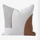 Axyaa Modern Luxury Leather Woven Pillow for Living Room Sofa