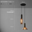 Axyaa Loft Cement Pendant Lamps - Vintage Industrial Chandeliers Lights