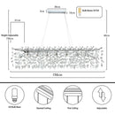 Axyaa Golden Branch Crystal Chandelier for Minimalist Living Room Home Lighting