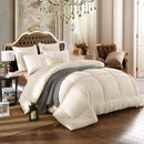 Axyaa Winter Microfiber Duvet Comforter - Thick & Washable - Small Queen King Size